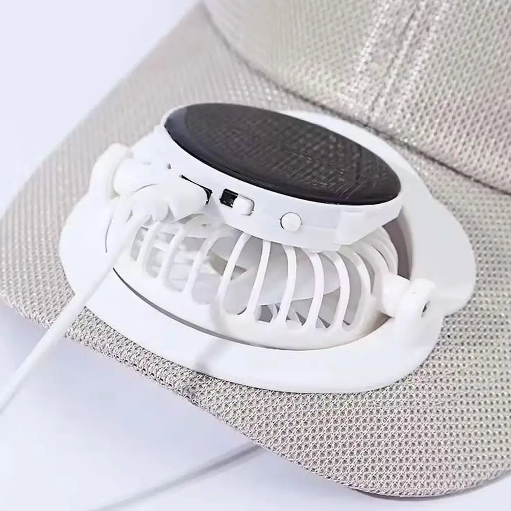 Summer Outdoor Men Women Baseball Hat With Solar USB Charging Fan Sun Block Baseball Hat Breathable UV Block Sunhats Fishing Hat