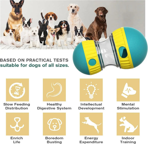 Interactive Dog Puzzle Feeder – Slow Eating & Anti-Anxiety Toy