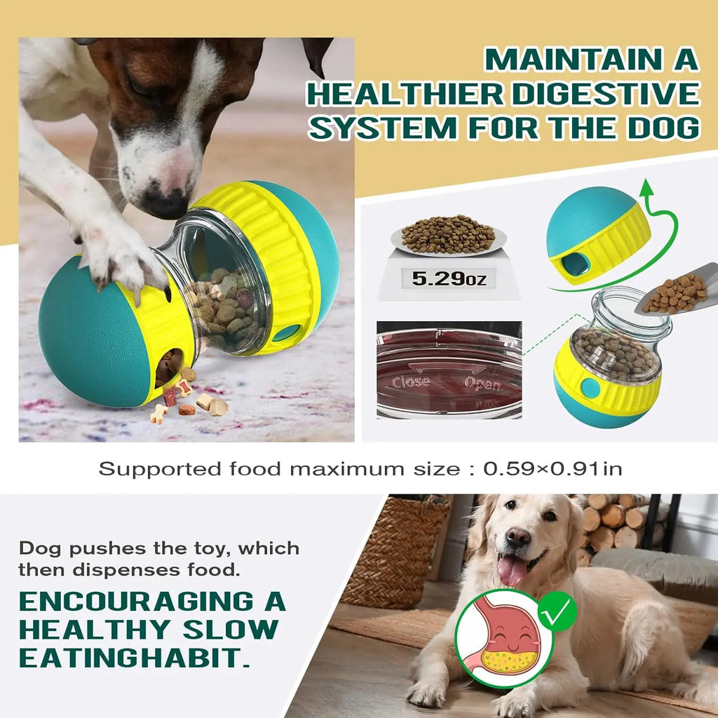 Interactive Dog Puzzle Feeder – Slow Eating & Anti-Anxiety Toy