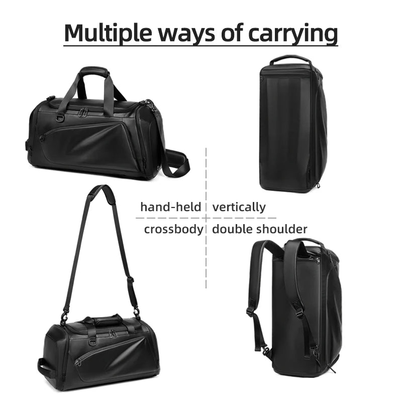 Travel Men sports Backpack Multi functional shoulder bag Women's Swimming Fitness handbag Business outdoor backpack for Shoe bag