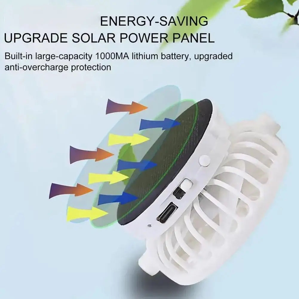 Summer Outdoor Men Women Baseball Hat With Solar USB Charging Fan Sun Block Baseball Hat Breathable UV Block Sunhats Fishing Hat