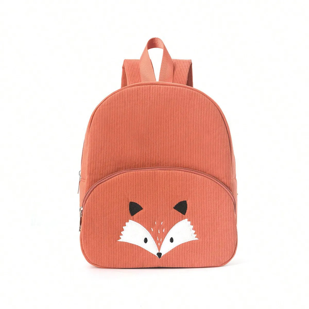 Customized Name Toddler Backpack Cartoon Bear Corduroy Large Capacity Backpack Embroidered Name Backpack Plush Bag