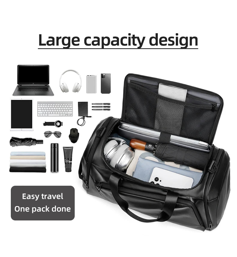 Travel Men sports Backpack Multi functional shoulder bag Women's Swimming Fitness handbag Business outdoor backpack for Shoe bag