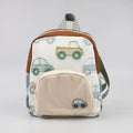 Personalized Kids' Backpack with Car Embroidery - Custom Name Toddler Diaper Bag, Walking Bag for Boys & Girls, Cute School Trav